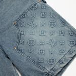 Denim Set Louis Vuitton Monogram Blue Shirt - Image 12