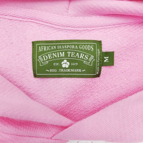 Hoodie Denim Tears The Cotton Wreath Pink - Image 8