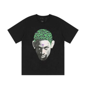 T-shirt Vlone Rodman Cheetah Black
