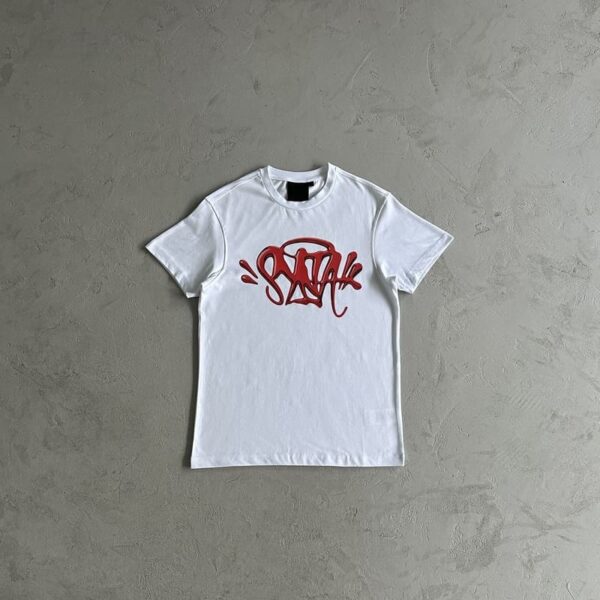 T-shirt Synaworld 'Syna Logo' White/Red - Image 2