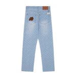 Jeans Louis Vuitton Monogram Light Wash Denim LV006