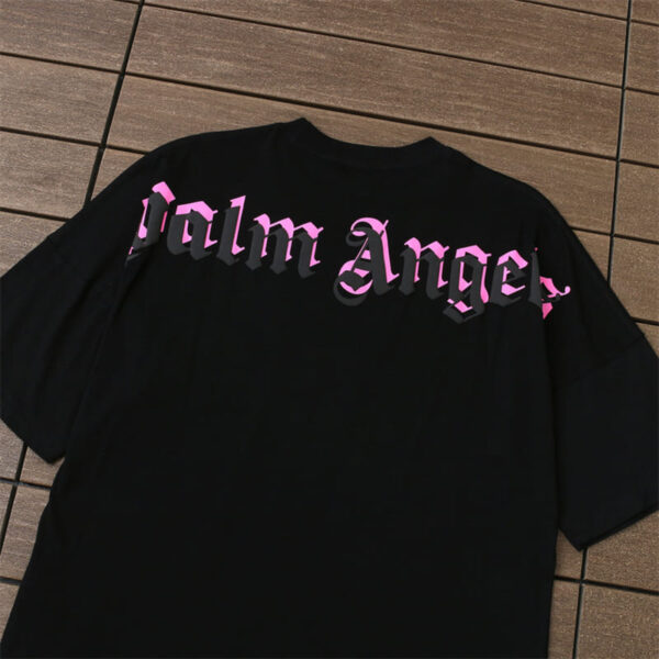 T-shirt Palm Angels Double Logo Oversized - Image 7