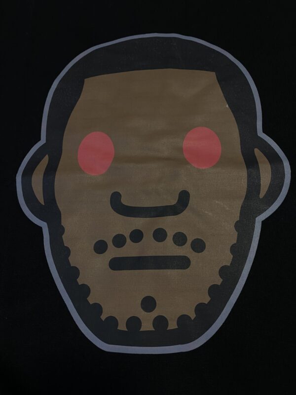 T-shirt BAPE Red Eye Face Black BP055 - Image 4