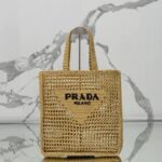 Crochet Tote Beige 38 cm - Image 2