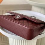 11.12 Bordeaux Mit silberner Hardware 25,5 cm - Image 5