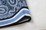 Amiri Bandana Crochet Basketball Shorts Blue - Image 7