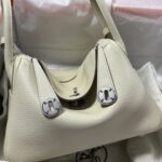 Lindy Togo White Clemence 26 cm - Image 3