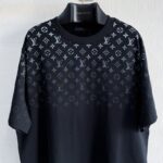 T-shirt Louis Vuitton Gradient Cotton Black - Image 3