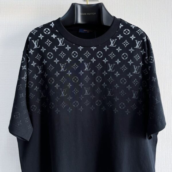 T-shirt Louis Vuitton Gradient Cotton Black - Image 3