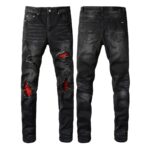 Jeans Amiri Ultra Suede MX1 'Aged Black' - Image 2