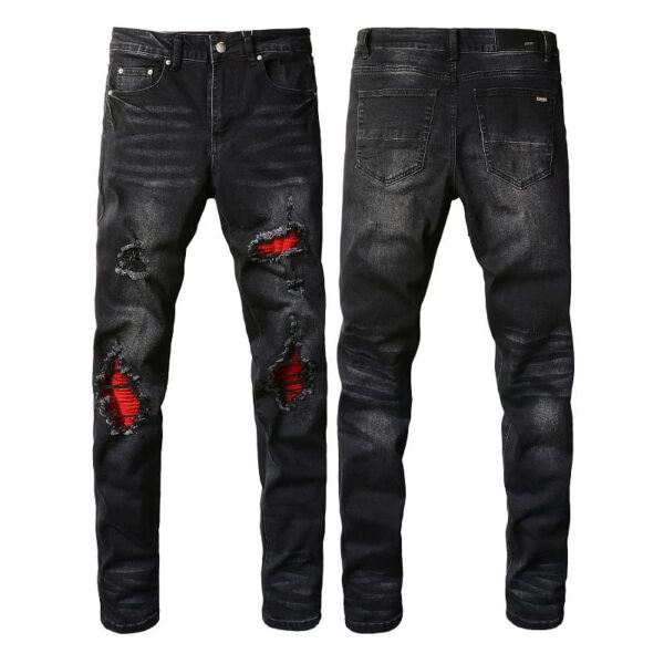 Jeans Amiri Ultra Suede MX1 'Aged Black' - Image 2