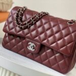 11.12 Bordeaux Mit silberner Hardware 25,5 cm - Image 4
