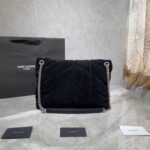 Loulou Puffer Velvet Schwarz 35 cm - Image 4