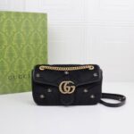 GG Marmont Mini Schwarz 22 cm - Image 3