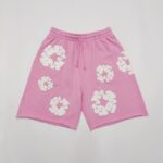 Shorts Denim Tears The Cotton Wreath Pink - Image 2
