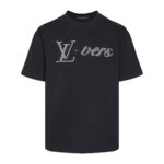 T-shirt Louis Vuitton LV Lovers Black