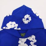 Hoodie Denim Tears The Cotton Wreath Blue - Image 4