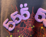 Hoodie Sp5der Angel Number Brown - Image 4