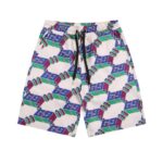 Set Gucci Multicolor GG Pattern Shirt and Shorts GC003 - Image 4