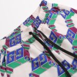 Set Gucci Multicolor GG Pattern Shirt and Shorts GC003 - Image 9
