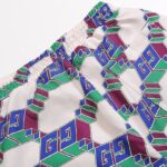 Set Gucci Multicolor GG Pattern Shirt and Shorts GC003 - Image 7