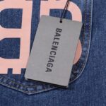 Jeans Balenciaga BB Logo Blue BL045 - Image 8