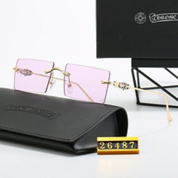 Sunglasses Chrome Hearts Rimless with Colored Lenses CH083 - Image 7