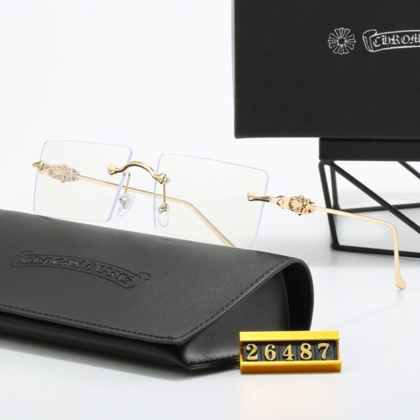 Sunglasses Chrome Hearts Rimless with Colored Lenses CH083 - Image 5