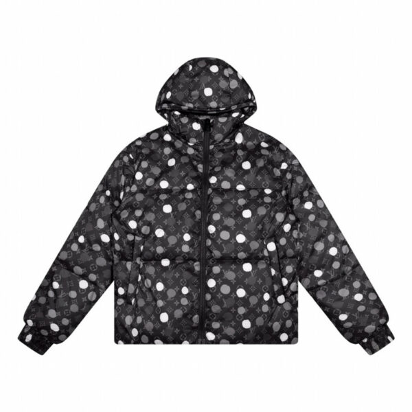 Jacket Louis Vuitton Polka Dot Puffer LV022 - Image 1