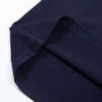 Polo Shirt Prada Logo Stripe Navy PD004 - Image 8