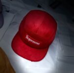 Cap Supreme Suede Camp Red - Image 2