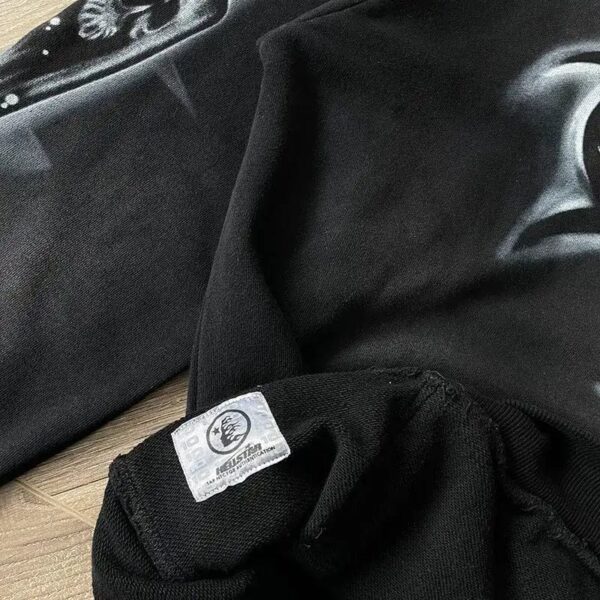 Hoodie Hellstar Airbrushed Skull - Image 8