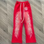 Hellstar Red Flare Sweatpants - Image 2