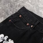 Denim Tears x Levi's Cotton Wreath Jeans Black - Image 7