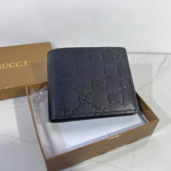 Wallet Gucci Black Embossed Leather GC121 - Image 1