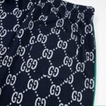 Shorts Gucci Monogram Stripe Navy GC056 - Image 10