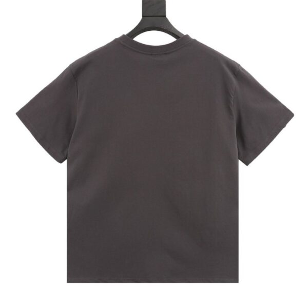 T-shirt Balenciaga BB Logo Spray Paint Black BL007 - Image 2
