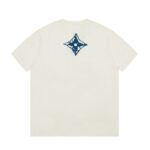 T-shirt Louis Vuitton Cracked Monogram Ivory LV013 - Image 2