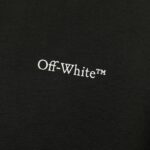 T-shirt Off-White Milan Graphic Back Black Oversized OFF001 - Image 4