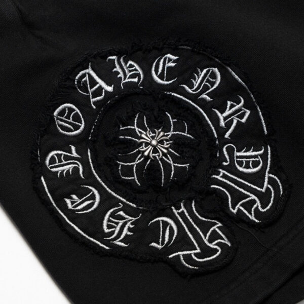 Shorts Chrome Hearts Black Cross Patch CH031 - Image 4