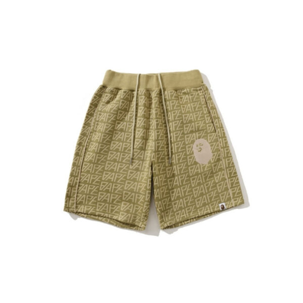 Shorts BAPE All Over Print Khaki BP022 - Image 1