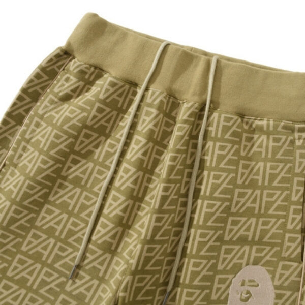 Shorts BAPE All Over Print Khaki BP022 - Image 4
