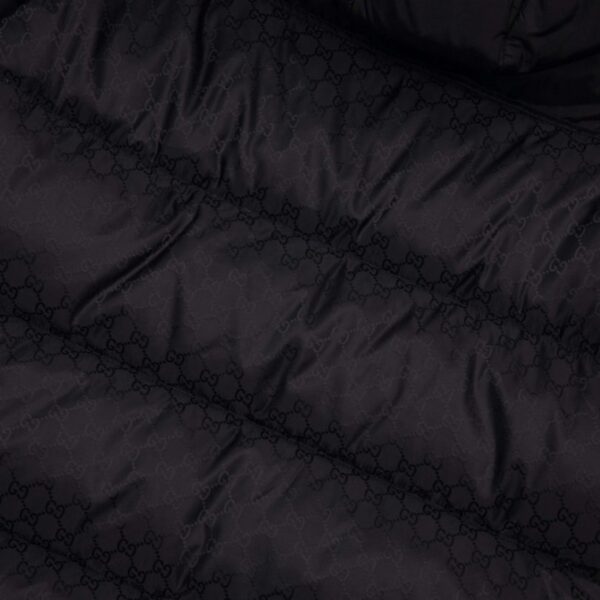 Jacket Gucci Puffer Monogram Black GC005 - Image 7