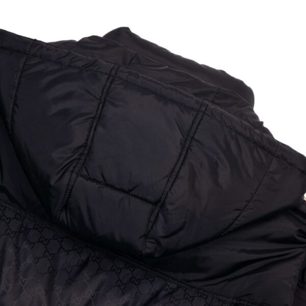 Jacket Gucci Puffer Monogram Black GC005 - Image 5