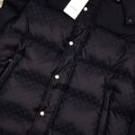 Jacket Gucci Puffer Monogram Black GC005 - Image 10