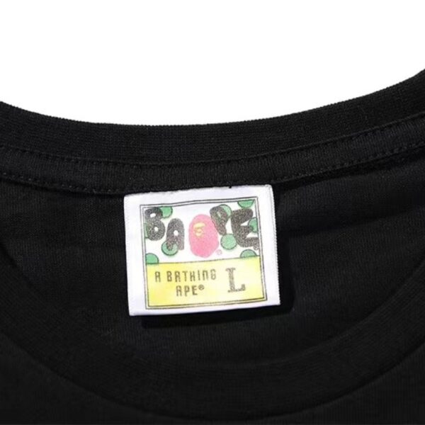 T-shirt BAPE Camo Flower Ape Head Black BP050 - Image 7