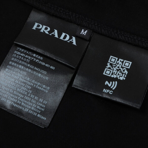 T-shirt Prada Milano Logo Black PD005 - Image 9