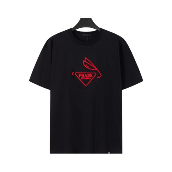 T-shirt Prada Milano Logo Black PD005 - Image 1