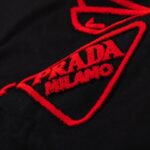 T-shirt Prada Milano Logo Black PD005 - Image 5