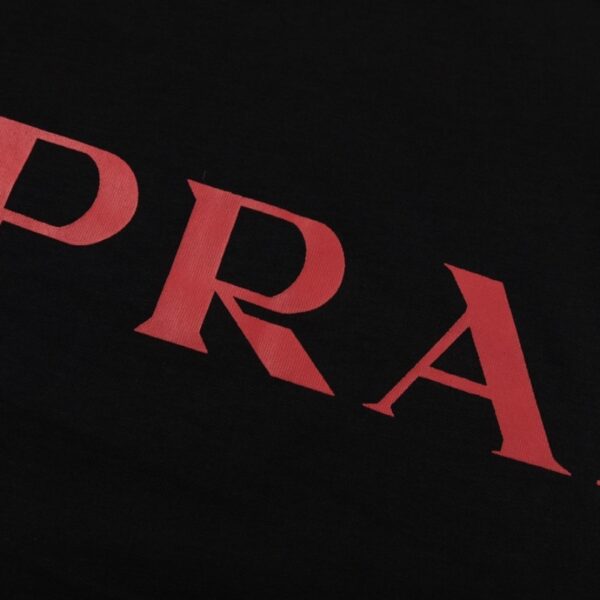 T-shirt Prada Milano Logo Black PD005 - Image 6